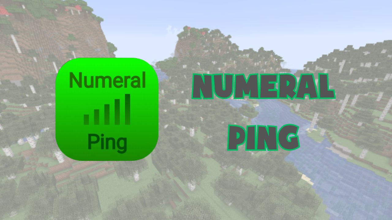 Numeral Ping Mod (1.21.1, 1.20.6) – Nhìn thấy Ping của người chơi khác